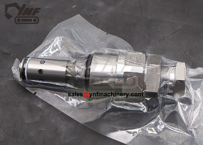Excavator hydraulic main relief valve assembly
