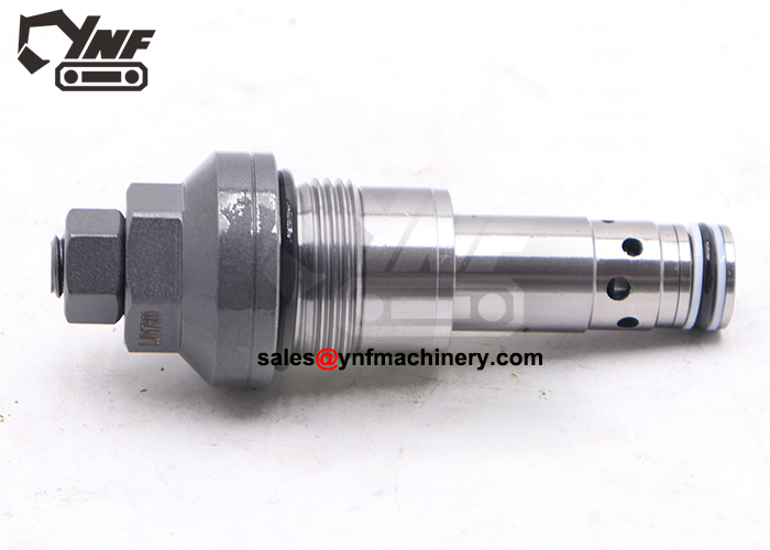 Excavator main and pilot relief valve