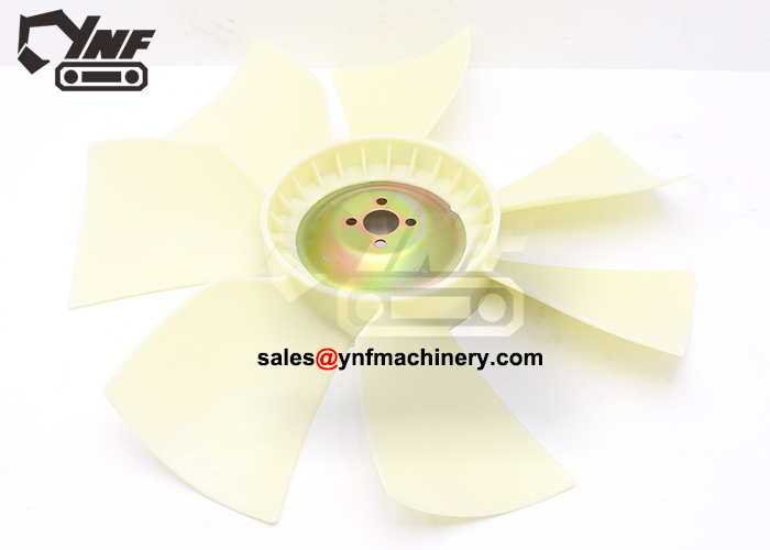 6BG1 radiator cooling fan close-up structure