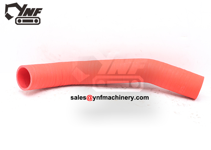 Heavy equipment intercooler rubber hose replacement