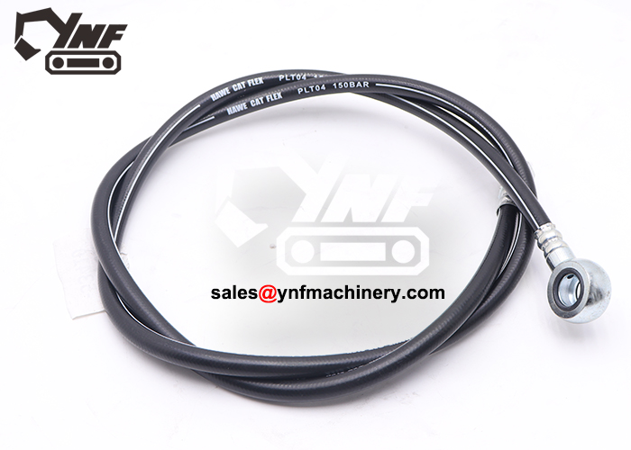 Excavator high pressure oil transfer hose