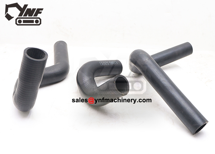 Engine coolant hose kit for construction equipment repair