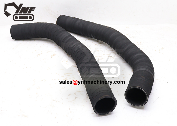 Heavy equipment coolant circulation hose