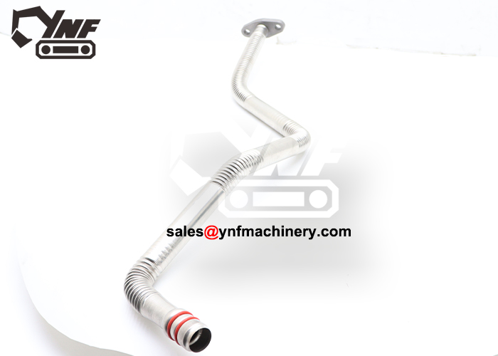 3975077 excavator engine oil drain pipe replacement