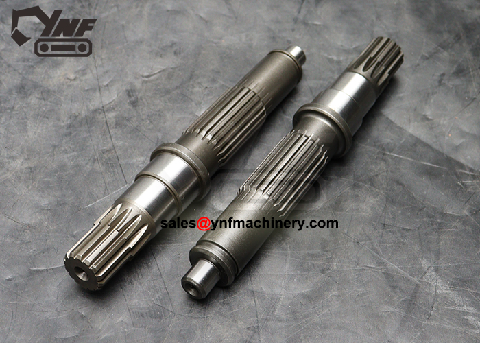 Excavator hydraulic motor internal shaft