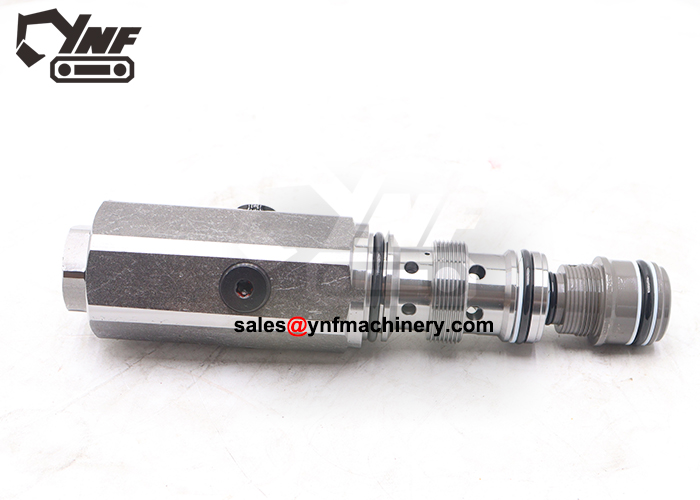 Excavator main and pilot relief valve component