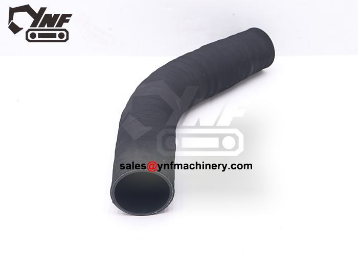 Excavator air transfer hose replacement