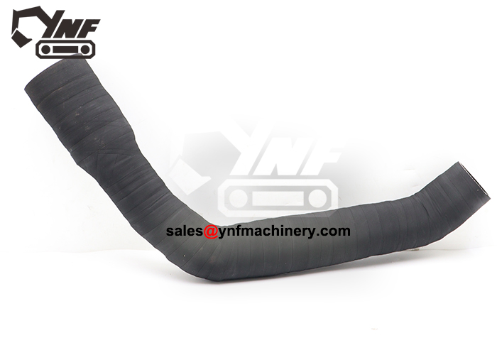 Heavy equipment engine airflow hose