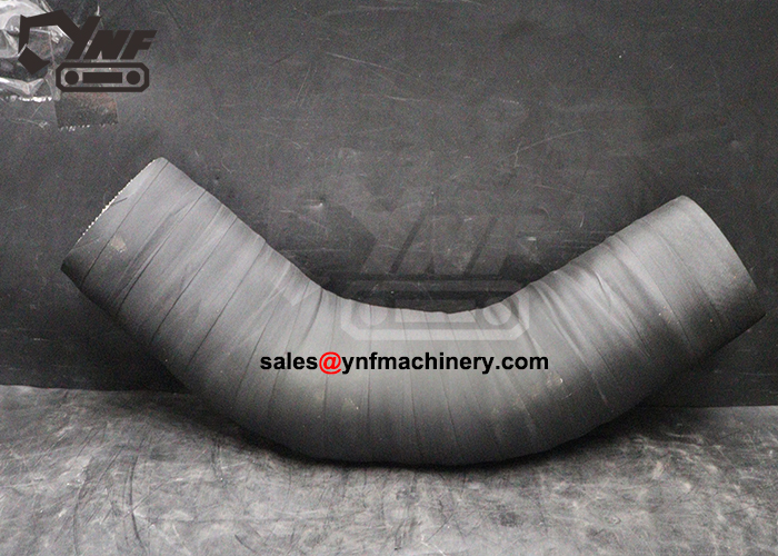 Heavy equipment rubber intake hose