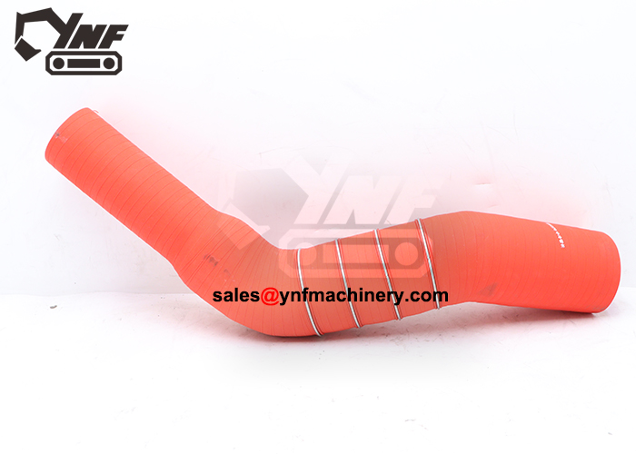 Heavy equipment rubber air hose replacement part