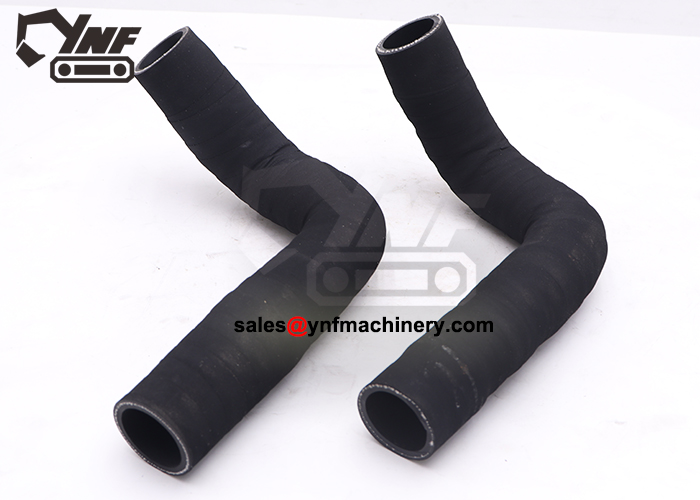 Excavator oil hose connection component