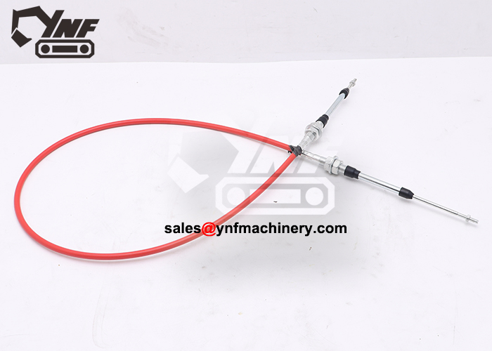 Heavy-duty bulldozer engine control cable