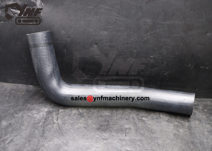 Heavy equipment radiator upper pipe replacement