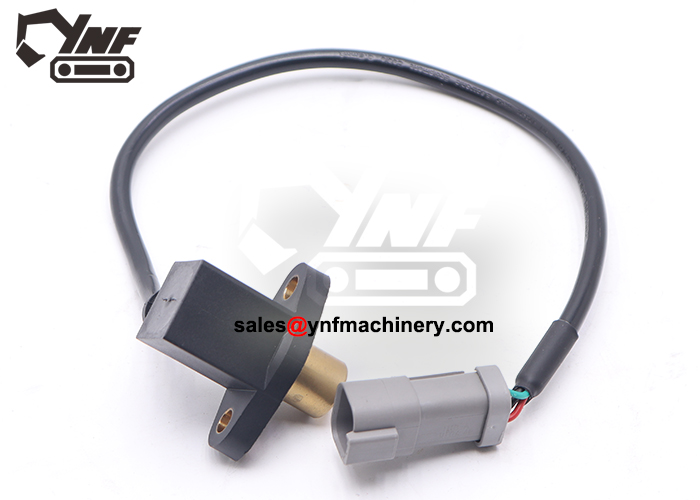 Hall speed sensor for heavy equipment hydraulic systems