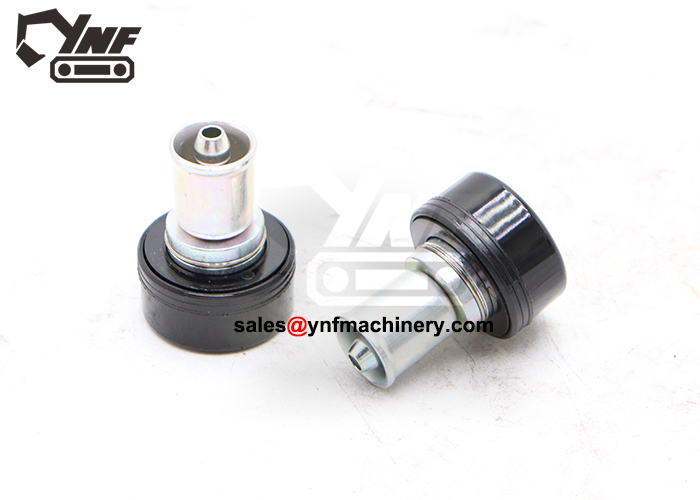 Construction machinery hose connector fitting