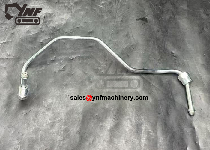 Excavator rigid hydraulic pipeline component