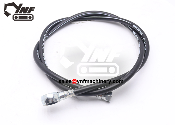Heavy equipment hydraulic line replacement component