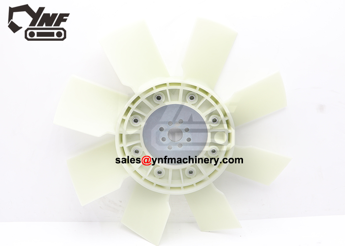 Engine cooling fan replacement for Mitsubishi 6D16 excavator