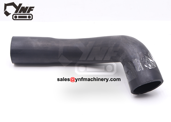 Excavator cooling system rubber hose