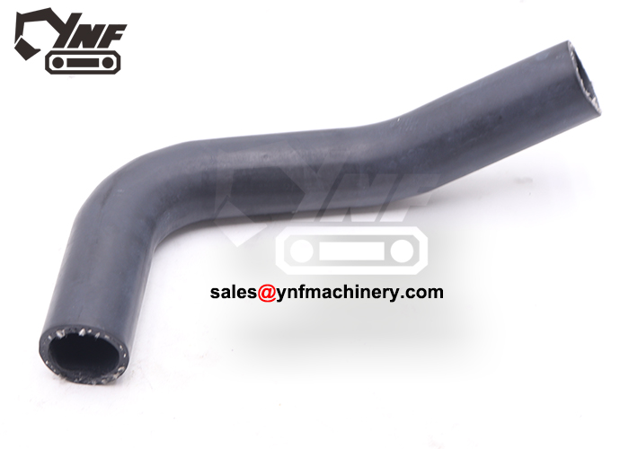 Excavator cooling system rubber hose