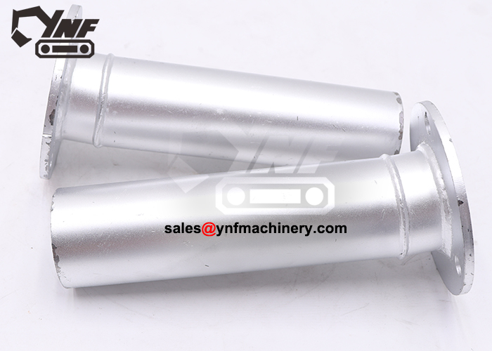 Heavy-duty exhaust connector pipe for Sumitomo excavator