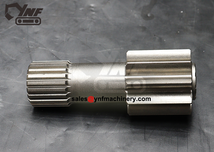 Hydraulic excavator final drive sun gear