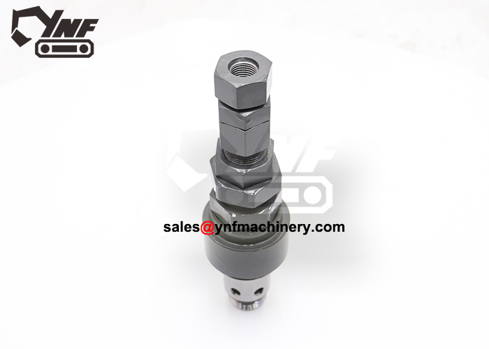 Excavator main and pilot relief valve component