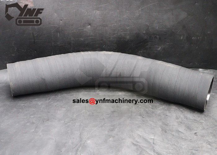 Heavy equipment rubber intake hose