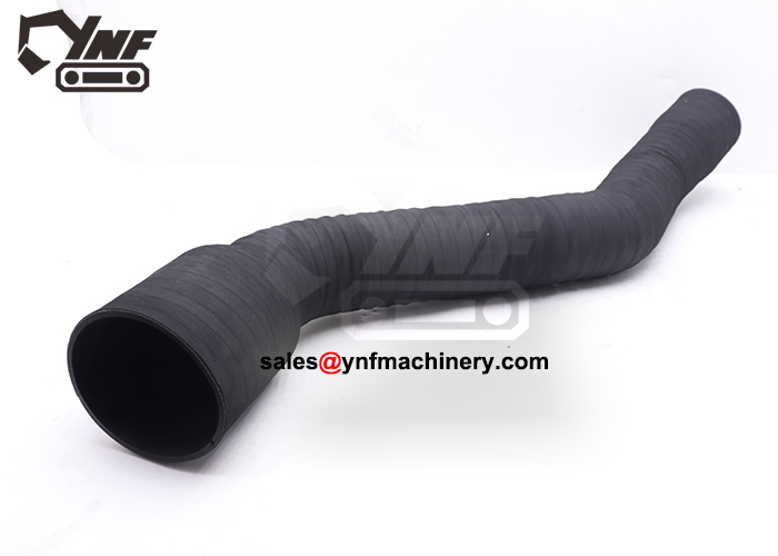 Heavy equipment rubber intake hose