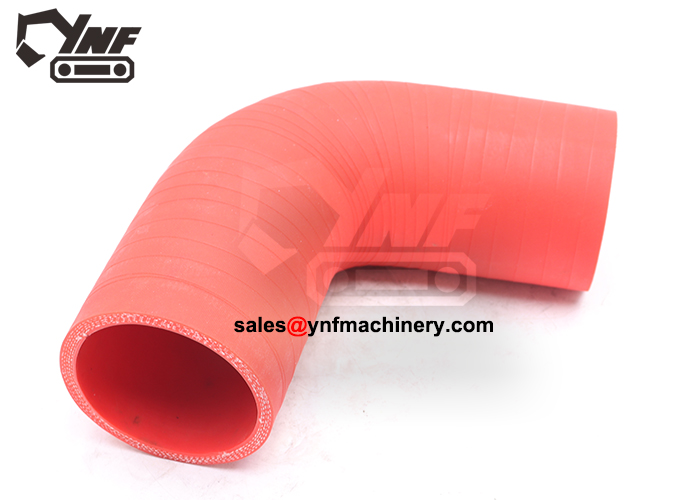 Heavy equipment engine airflow hose
