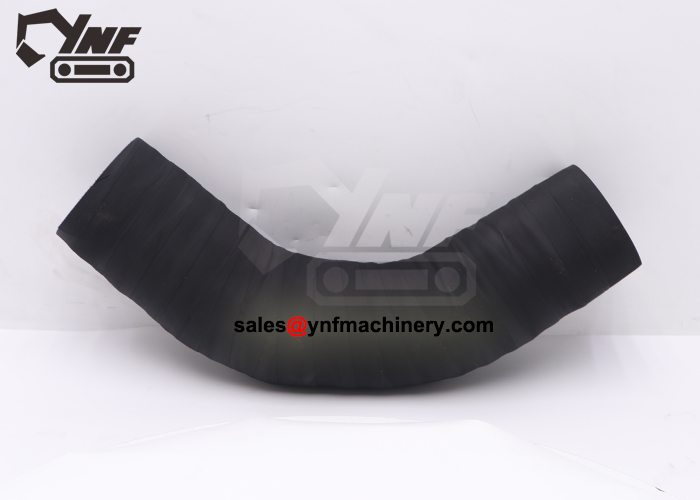 Excavator engine airflow connection hose