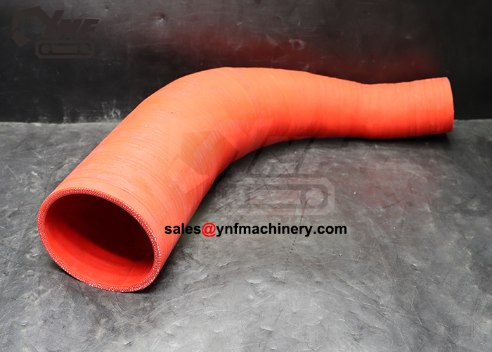 Construction equipment engine intake hose component