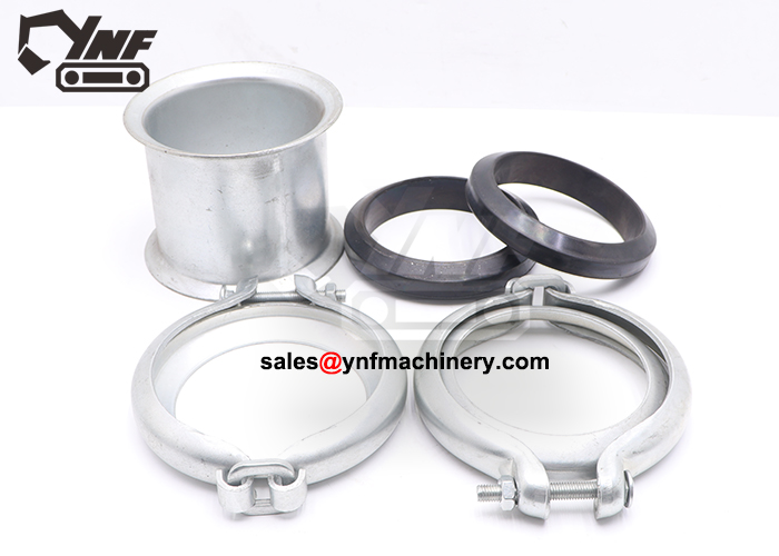 Excavator hose clamp connection replacement part