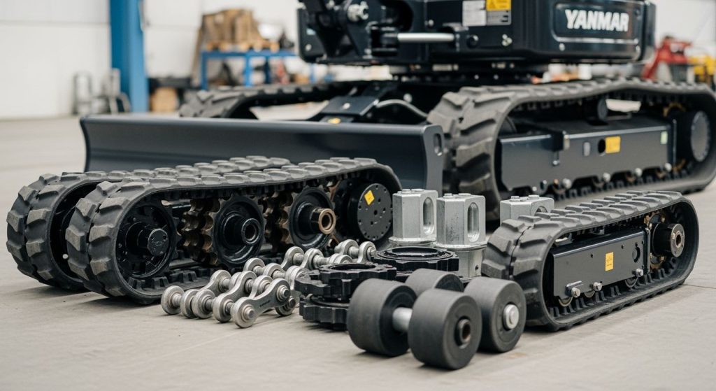 Yanmar Mini Excavator Track Parts Selection & Features