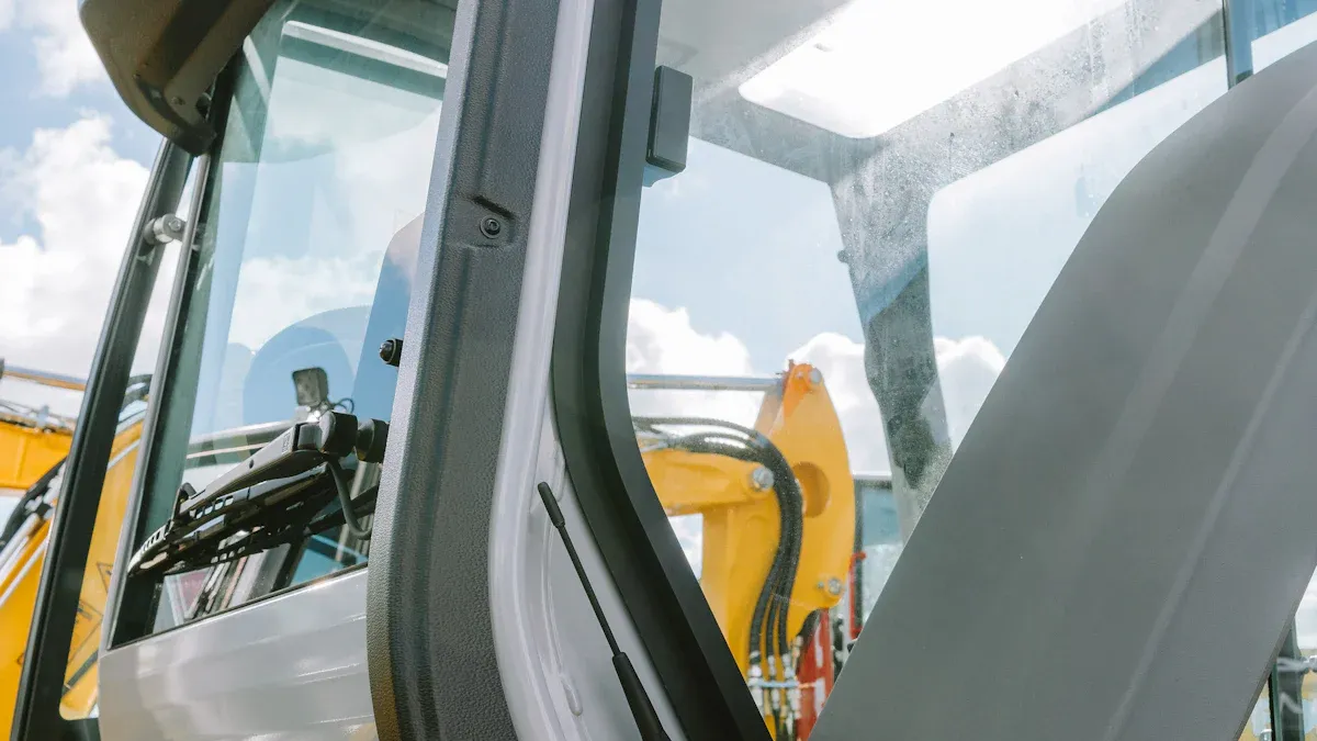Measuring Yanmar Excavator Track Parts