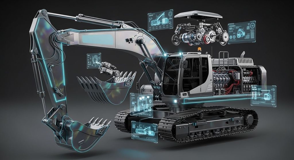 Mastering the Anatomy of a Modern Excavator