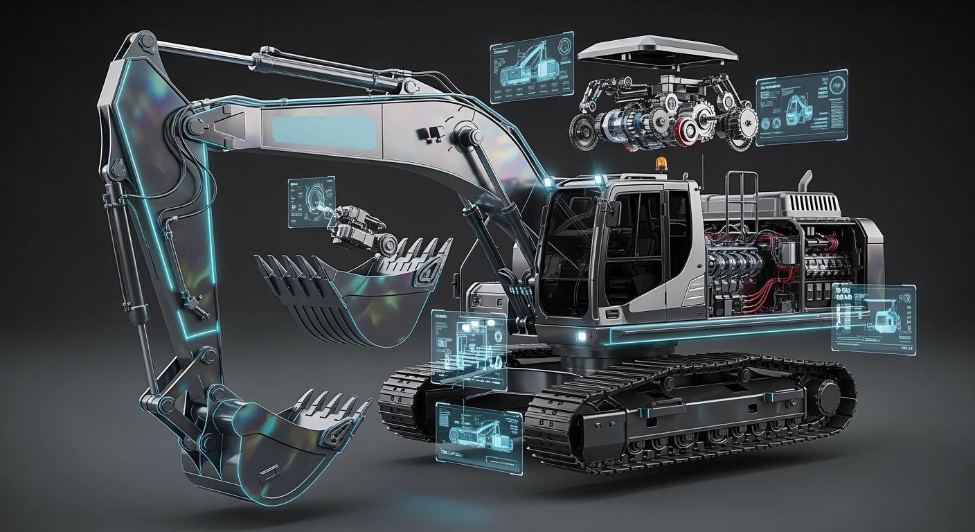 Mastering the Anatomy of a Modern Excavator