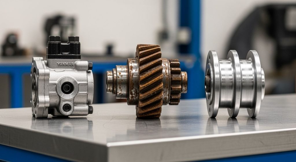 Used vs Salvaged vs Aftermarket Yanmar Excavator Components