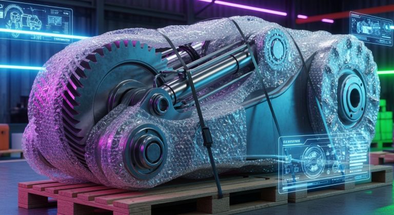 Your Guide to Plastic Packaging for Excavator Parts | Transport & Protection