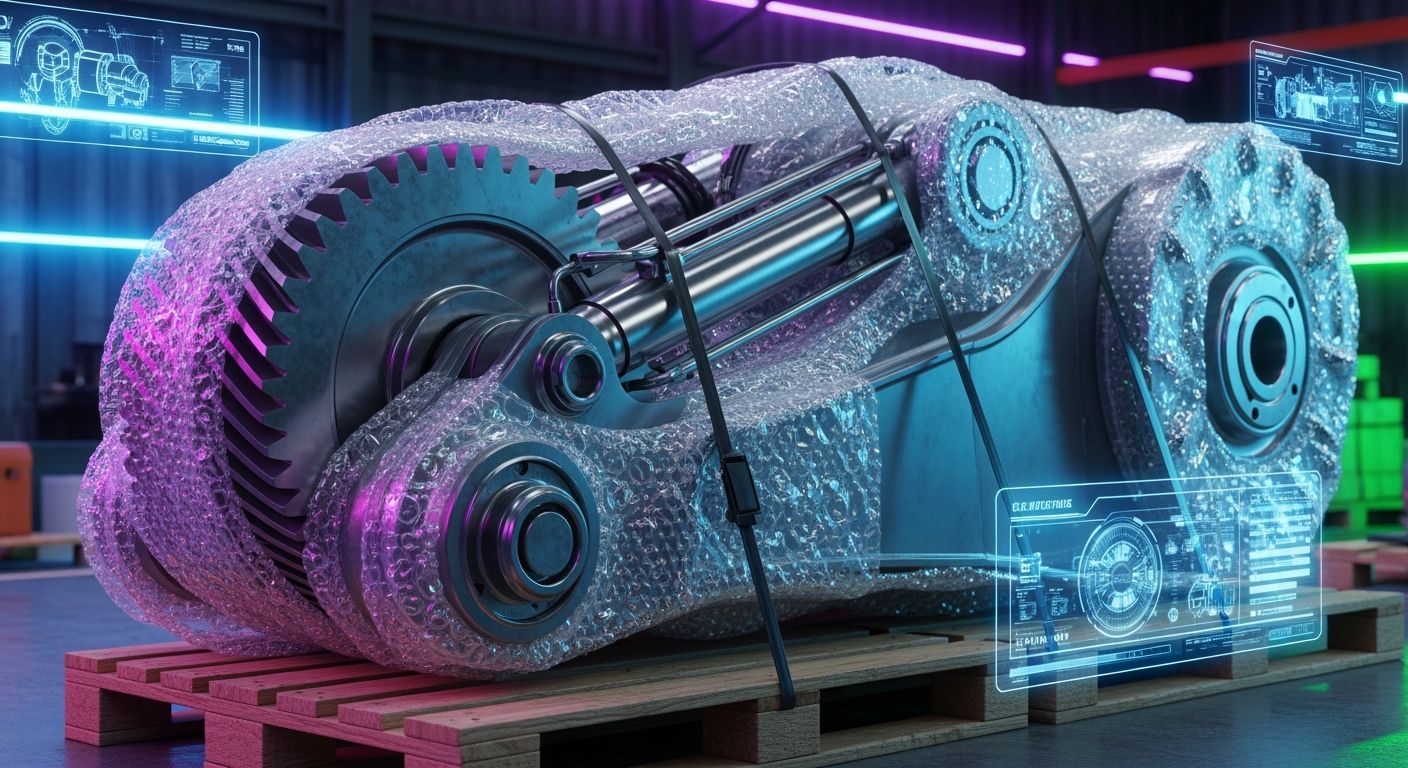 Your Guide to Plastic Packaging for Excavator Parts | Transport & Protection