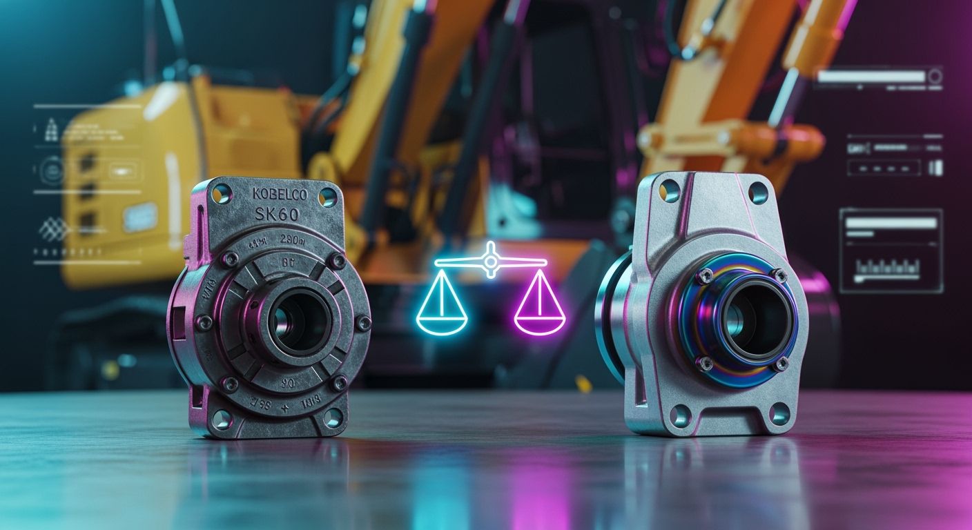 OEM vs Aftermarket Kobelco SK60 Parts – Balancing Quality and Cost