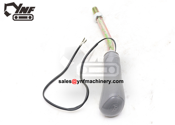 Excavator hydraulic control lever right side