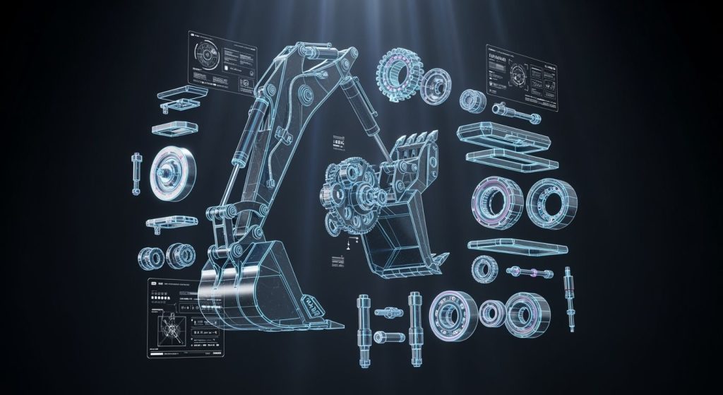 Assy for Excavator Parts Guide to Complete Component Diagrams