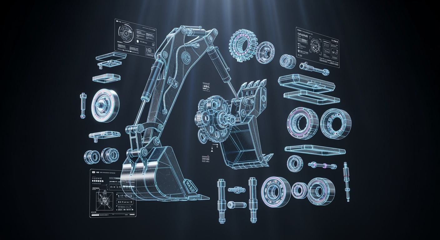 Assy for Excavator Parts Guide to Complete Component Diagrams