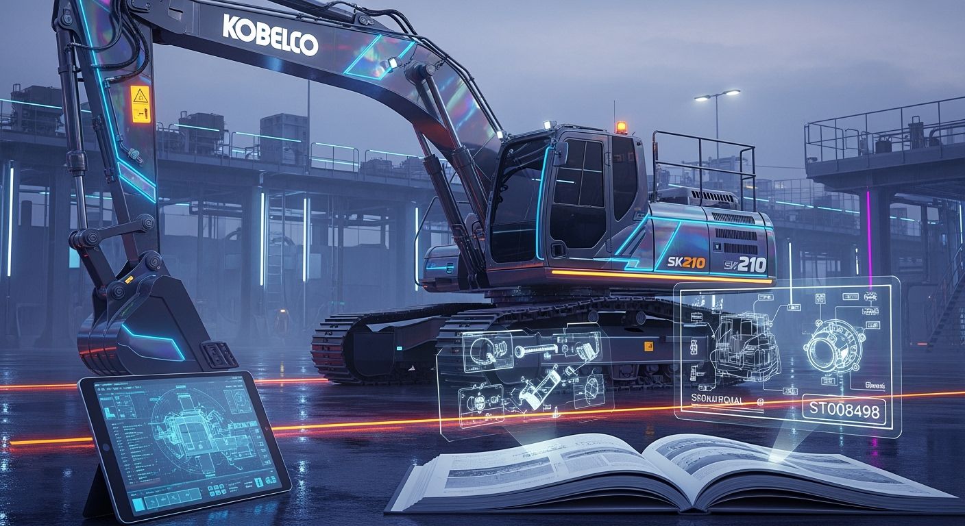 [PDF] Kobelco SK210 Parts Manual and Serial Number Guide