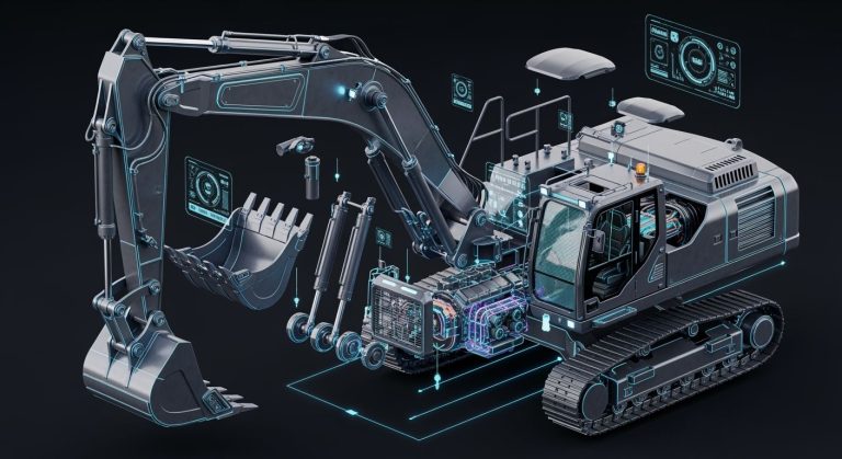 Exploring the Complete List of Excavator Parts and Functions