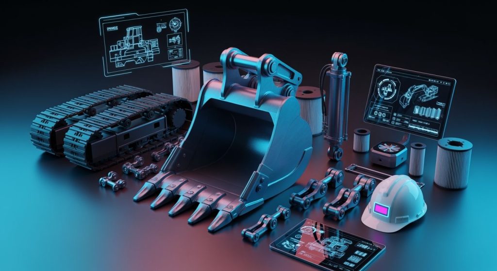 Essential Excavator Parts Every Construction Manager Should Know | YNF Machinery