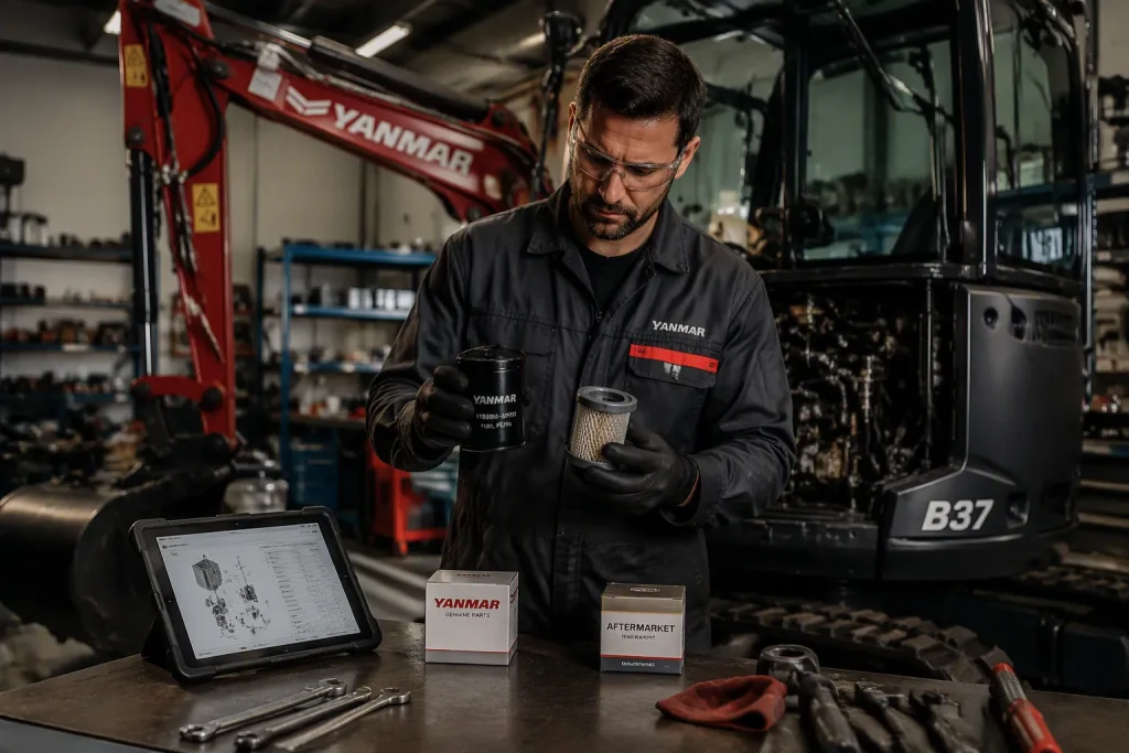 Aftermarket vs OEM Yanmar B37 Excavator Parts Which Should You Choose