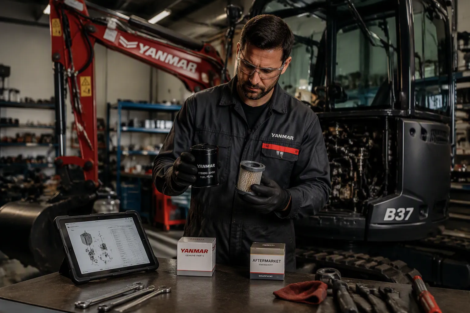 Aftermarket vs OEM Yanmar B37 Excavator Parts Which Should You Choose