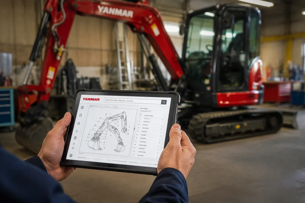 Find Your Yanmar Excavator Parts Manual Easily